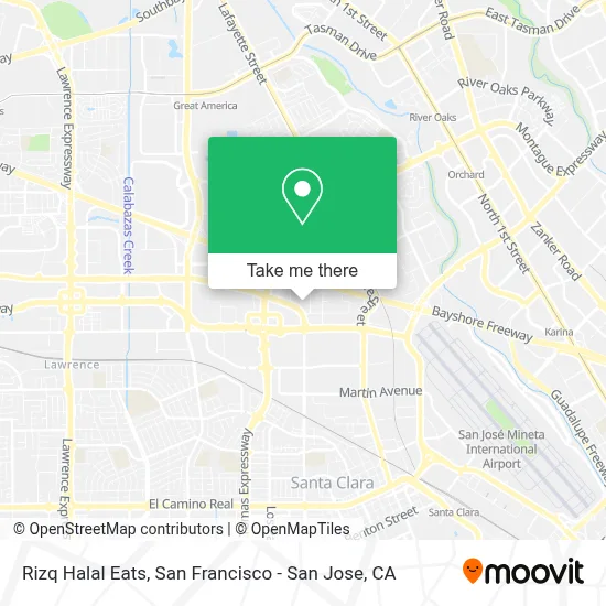 Rizq Halal Eats map