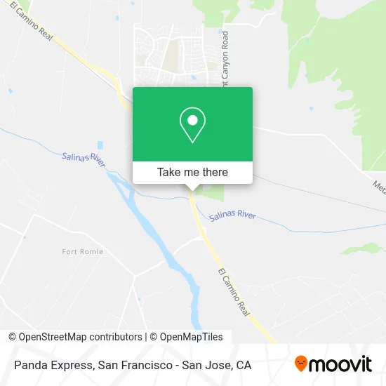 Panda Express map