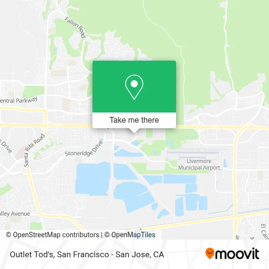Outlet Tod's map