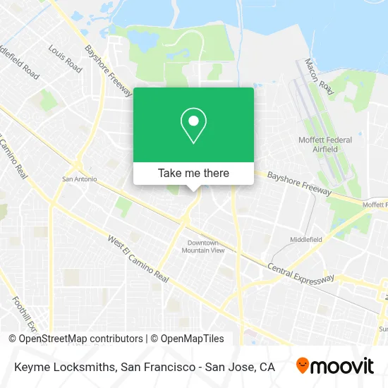 Keyme Locksmiths map