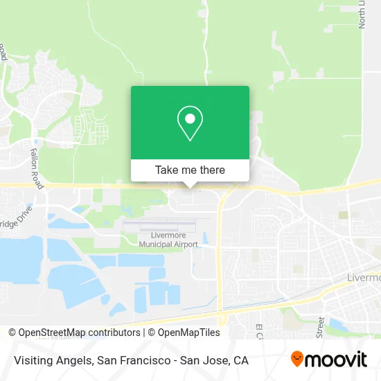 Visiting Angels map
