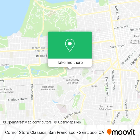 Corner Store Classics map