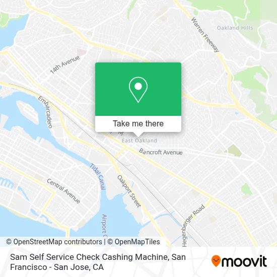 Sam Self Service Check Cashing Machine map