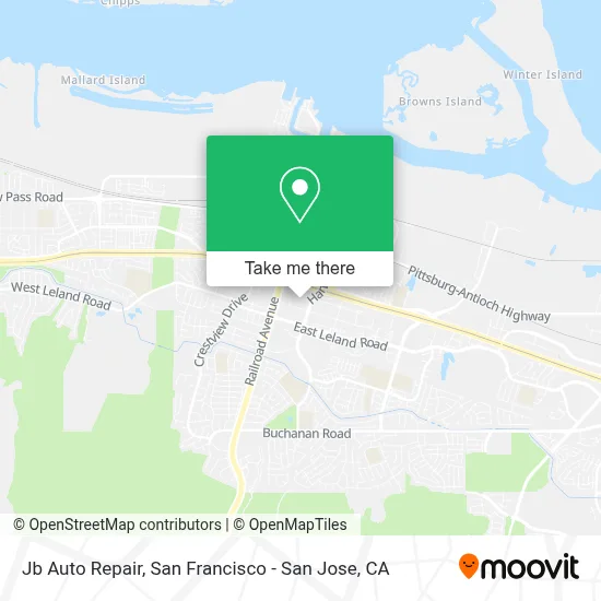 Jb Auto Repair map