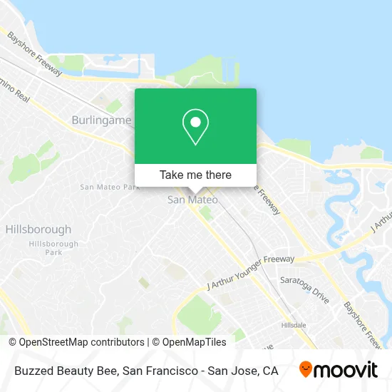 Buzzed Beauty Bee map