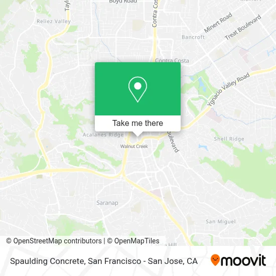 Spaulding Concrete map