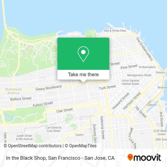 In the Black Shop map