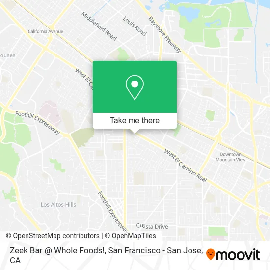 Zeek Bar @ Whole Foods! map