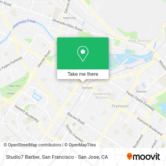 Studio7 Barber map