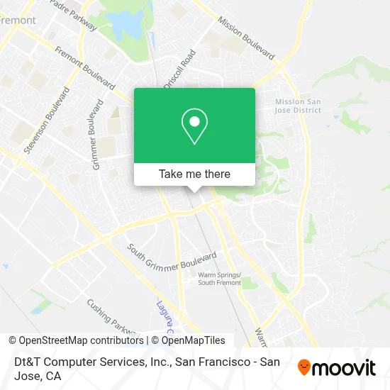 Dt&T Computer Services, Inc. map