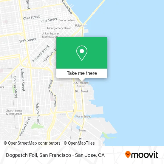 Dogpatch Foil map