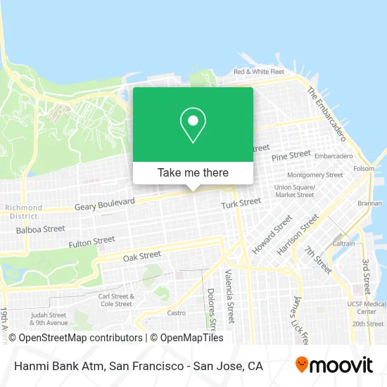 Hanmi Bank Atm map