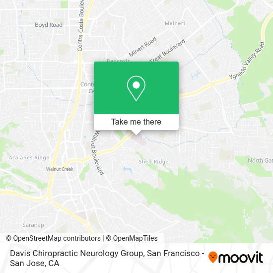 Davis Chiropractic Neurology Group map