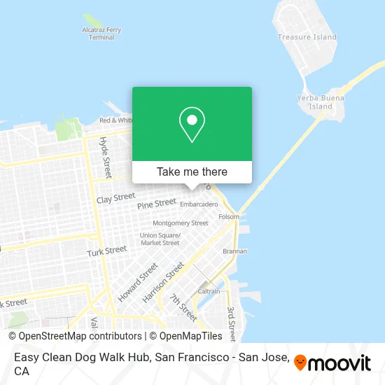 Easy Clean Dog Walk Hub map