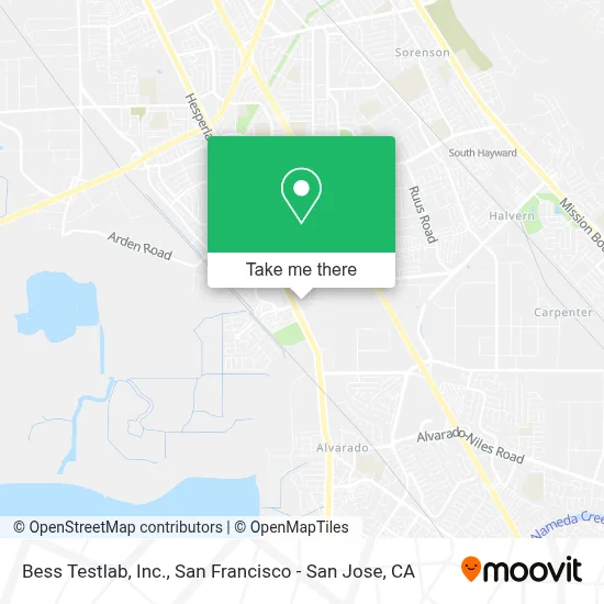 Bess Testlab, Inc. map