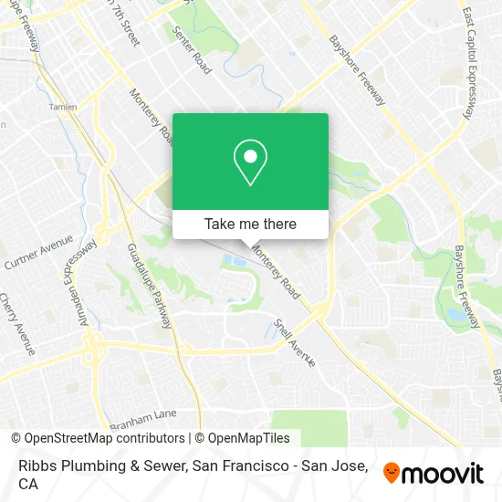 Ribbs Plumbing & Sewer map