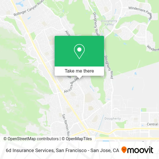 6d Insurance Services map