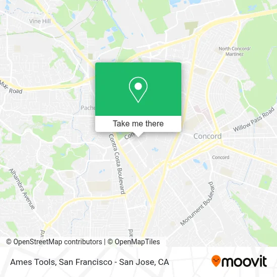Ames Tools map