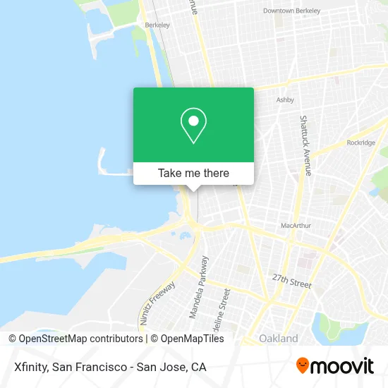 Xfinity map