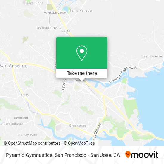 Pyramid Gymnastics map