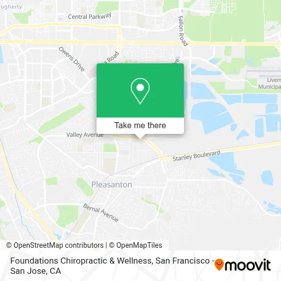 Foundations Chiropractic & Wellness map