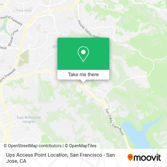 Ups Access Point Location map