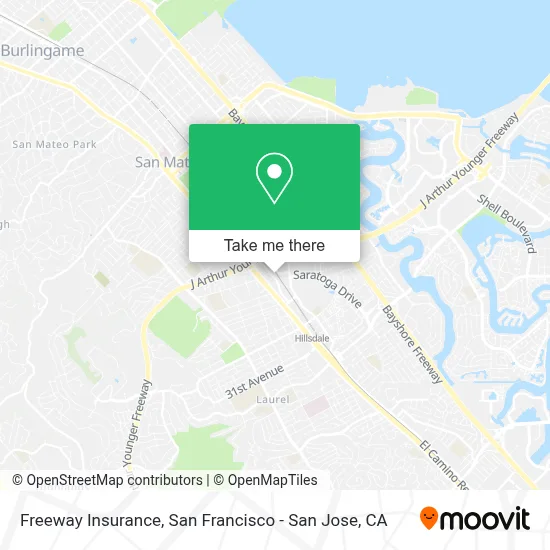Freeway Insurance map