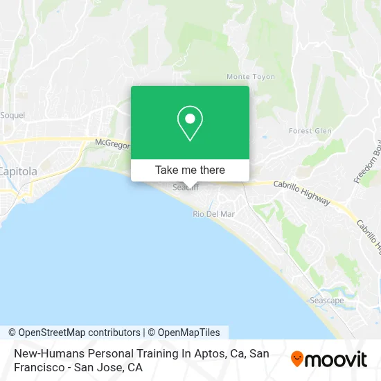 New-Humans Personal Training In Aptos, Ca map