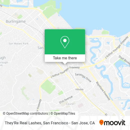 They'Re Real Lashes map