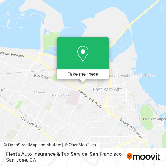 Fiesta Auto Insurance & Tax Service map