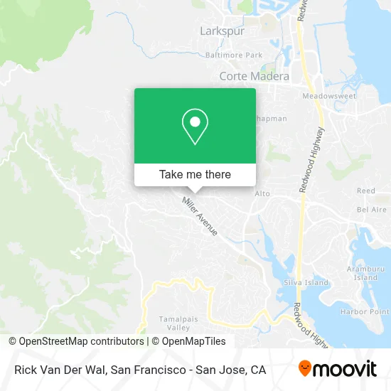 Rick Van Der Wal map
