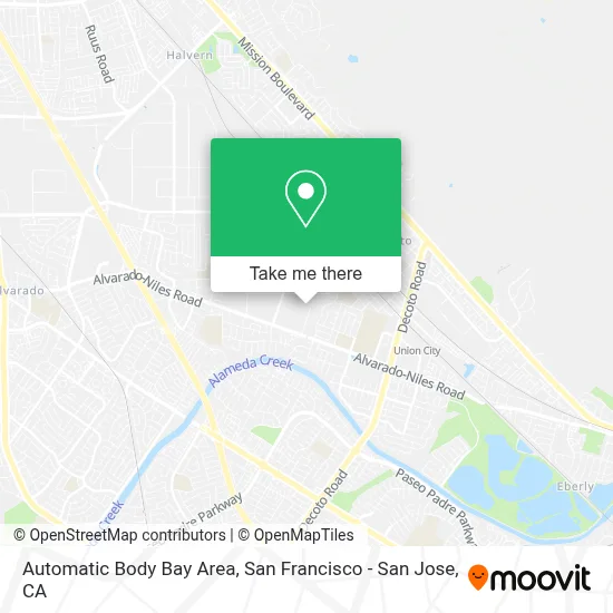 Automatic Body Bay Area map