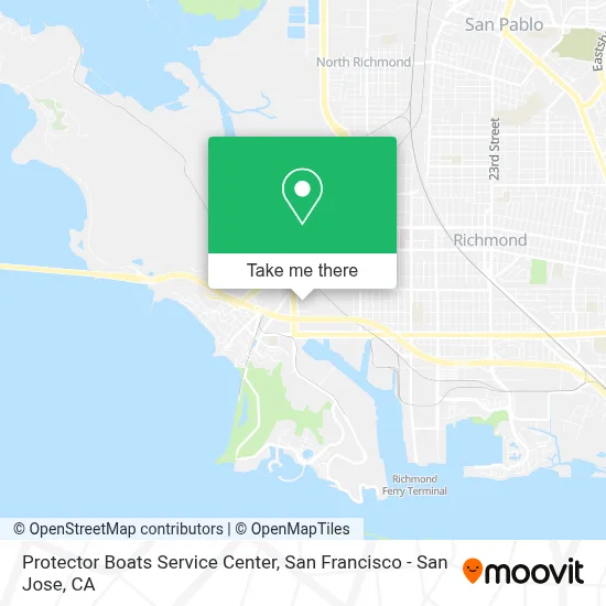 Protector Boats Service Center map