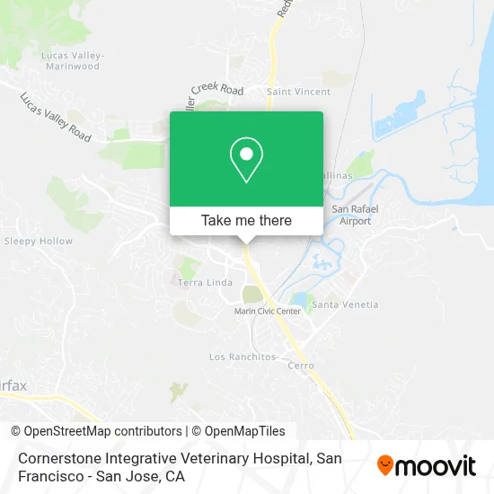 Cornerstone Integrative Veterinary Hospital map