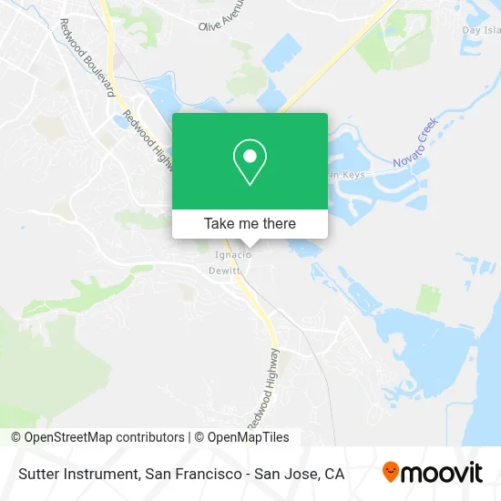 Sutter Instrument map