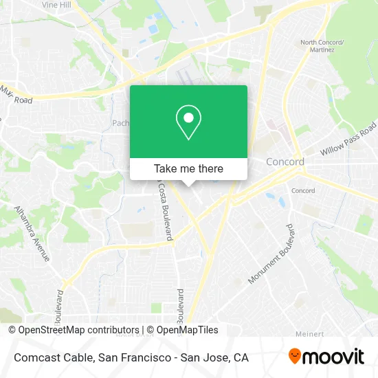 Comcast Cable map