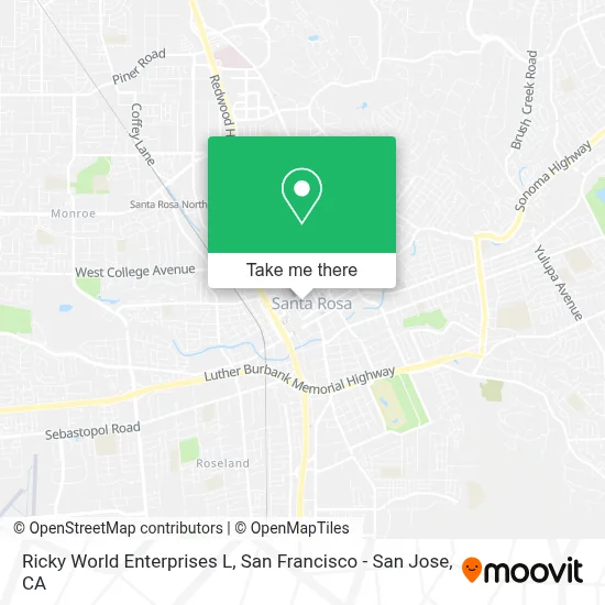 Ricky World Enterprises L map