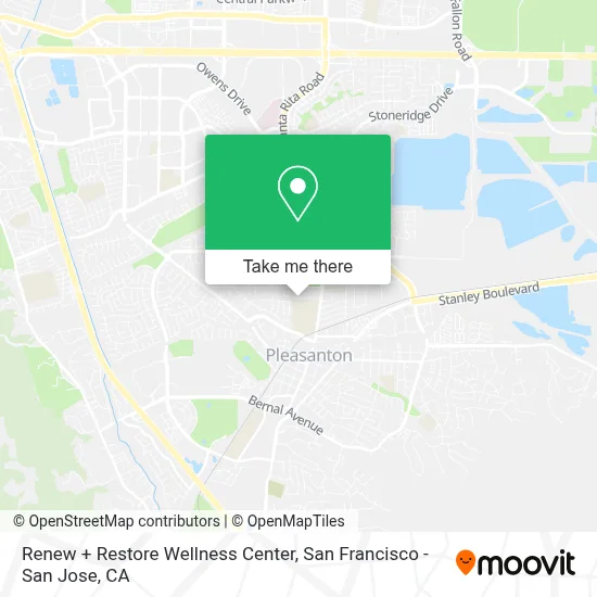 Renew + Restore Wellness Center map