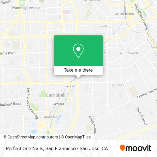 Perfect One Nails map
