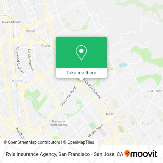 Rvis Insurance Agency map