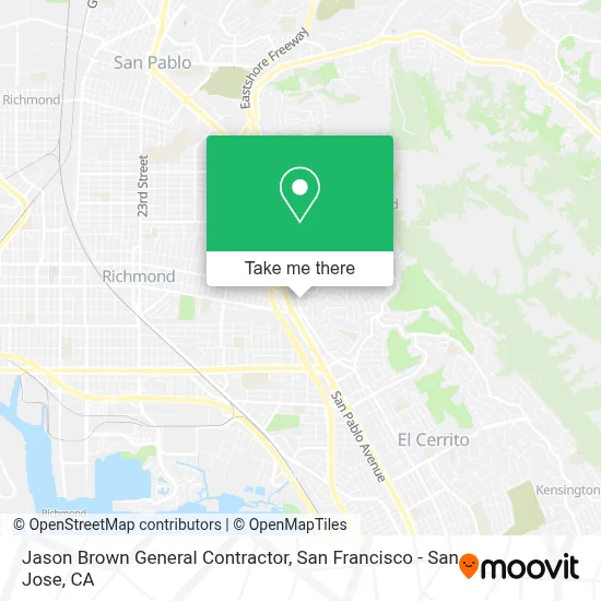 Jason Brown General Contractor map