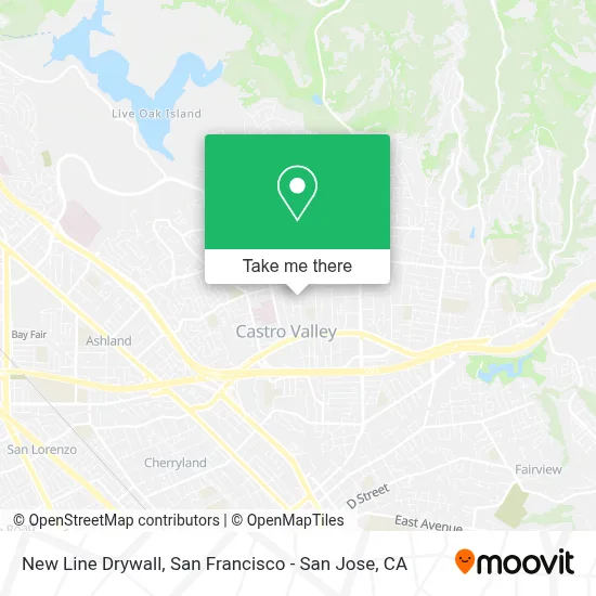 New Line Drywall map