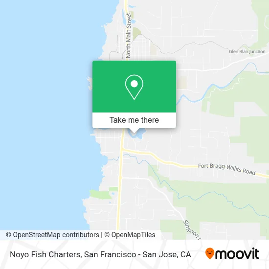 Noyo Fish Charters map