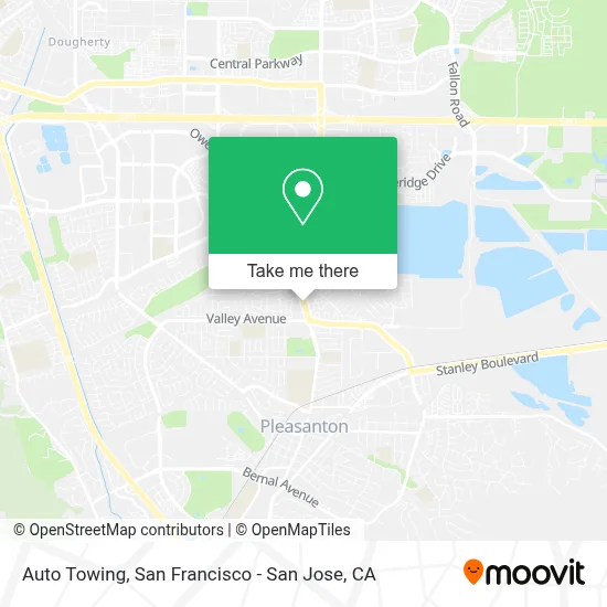 Auto Towing map