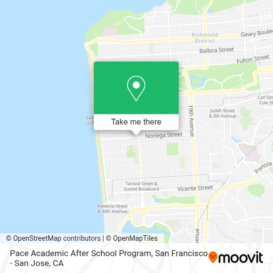 Pace Academic After School Program map