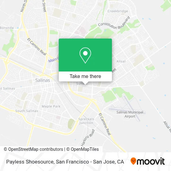 Payless Shoesource map