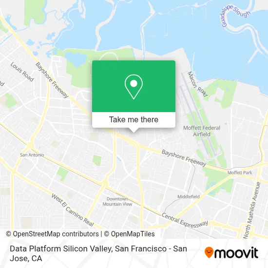Data Platform Silicon Valley map