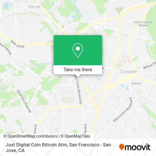 Just Digital Coin Bitcoin Atm map