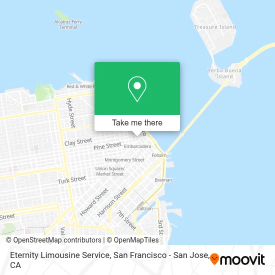 Eternity Limousine Service map
