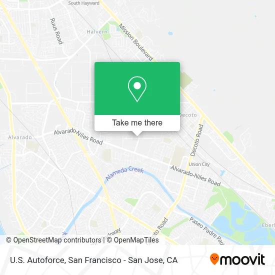 U.S. Autoforce map